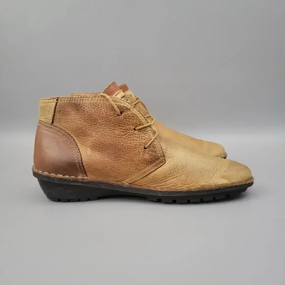 Pikolinos Women’s Ankle Boots 2 Tone Brown Lace Up Comfort Shoes US 7 EUR 37 - Picture 3 of 11